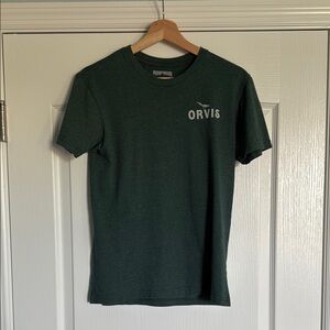 Orvis Men's Dark Green Short Sleeve Tee